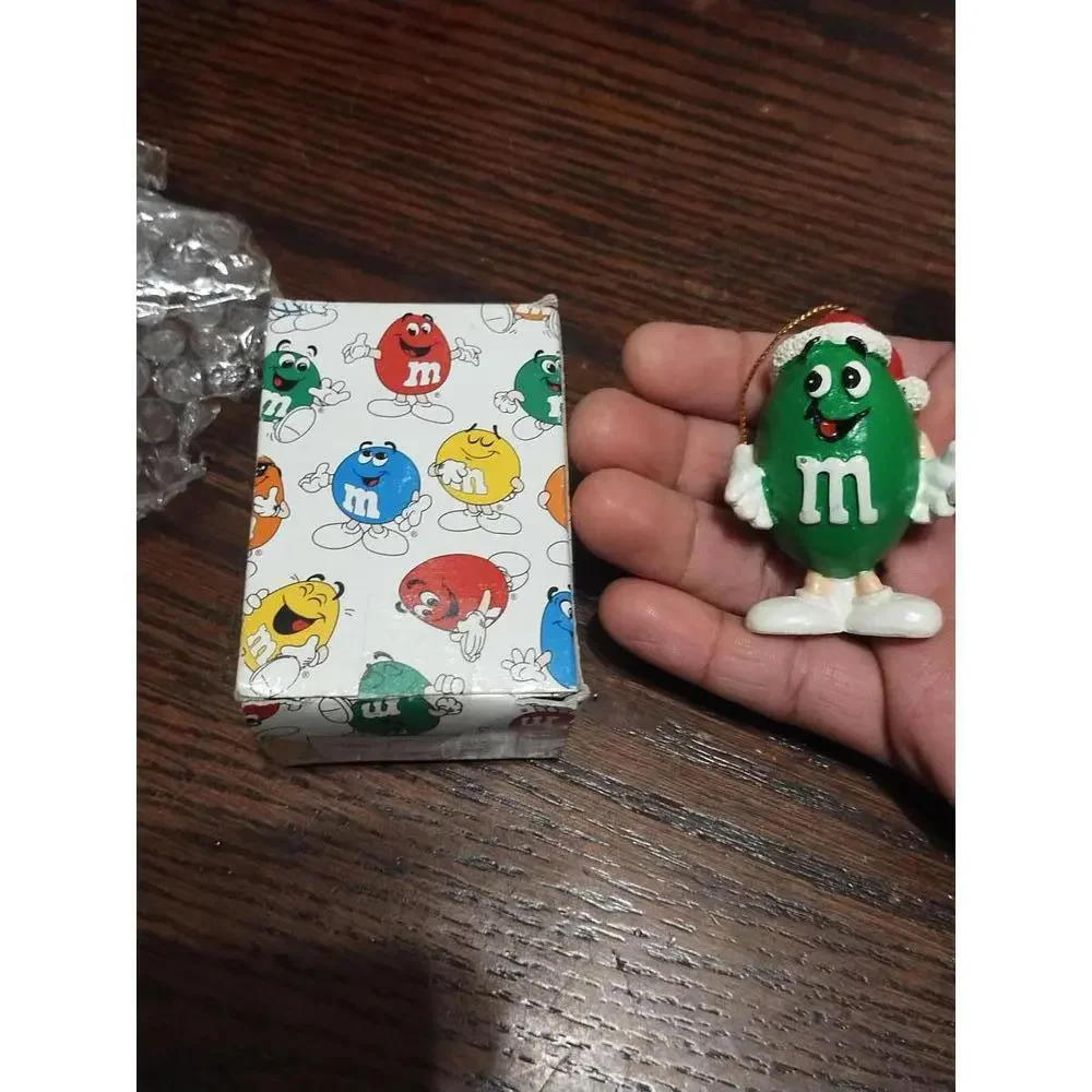 Y2K Kurt Adler Grenn M&M Christmas Ornaments‎